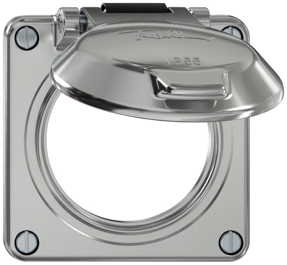 Parte superiore ELEMENT SNAPFIX® c.coperchio asse e molla isolati Ø60mm all