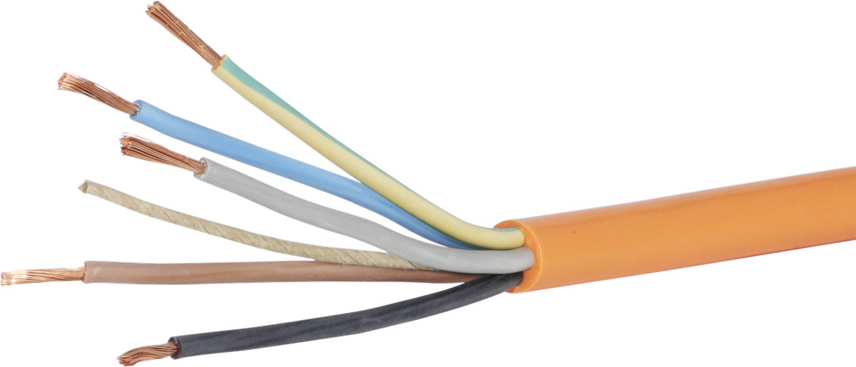 Câble EPR-PUR 5×4mm² 3LNPE orange
