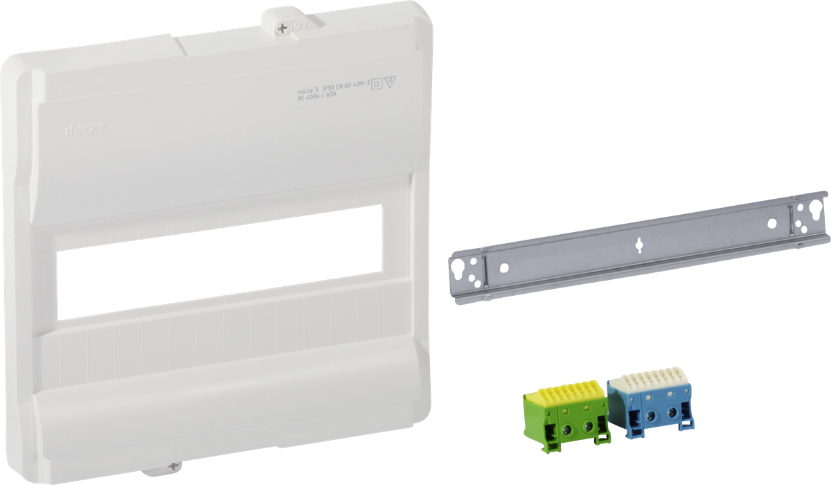 Kit de montage Hager volta sans cadre/porte 1-rangée