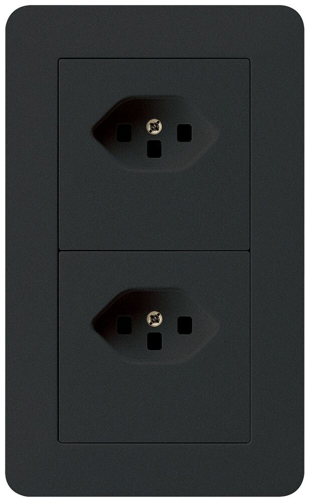 UP-Kombination kallysto.trend Gr.I-I vertikal 2×Typ 23 m.Schraubkl.C schwarz