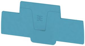 Plaque de fermeture Weidmüller série A AEP 2C 1.5 98.5×2.1mm, bleu