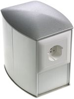 Anschlussaufsatz Ellipse H=150 elox. mit 2 NIS-Dosen IP20