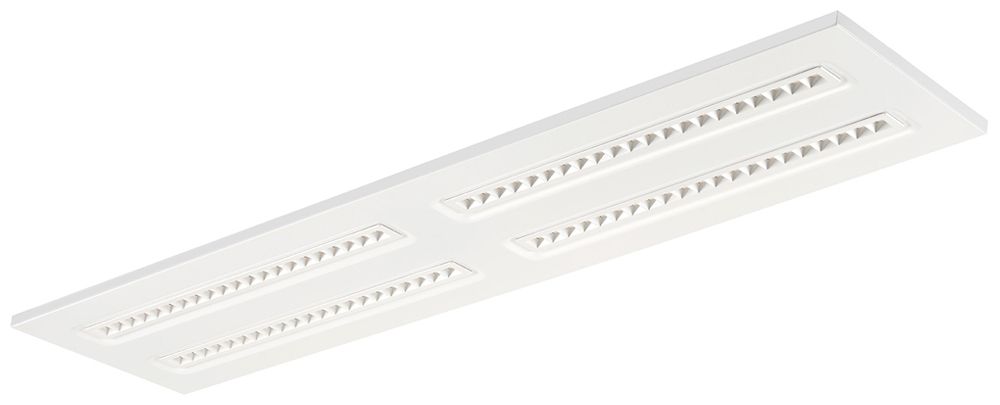EB-LED-Deckenleuchte Sylvania OptiClip 34W 4500lm 4000K IP40 DALI weiss