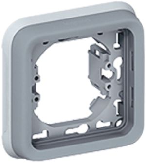 UP-Montageplatte PLEXO 1×1 grau