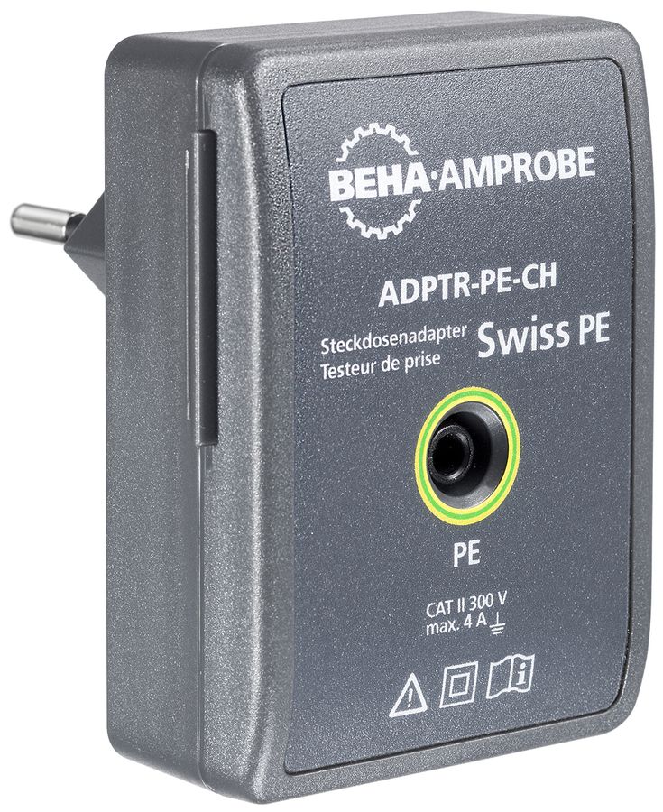 Steckdosenprüfadapter Beha-Amprobe ADPTR-PE-CH, Typ 13 für PE