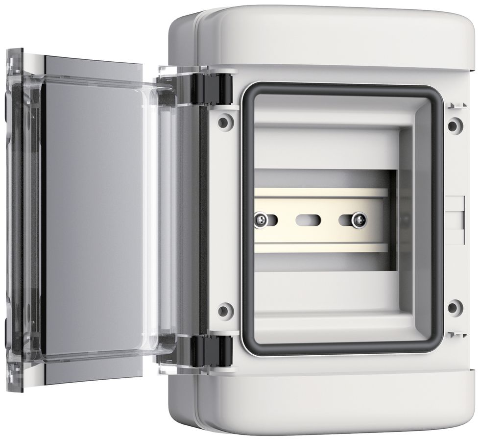 Petit tableau de distribution AP gesis SPZ vide 2×RST25i5 143×102×260mm IP65