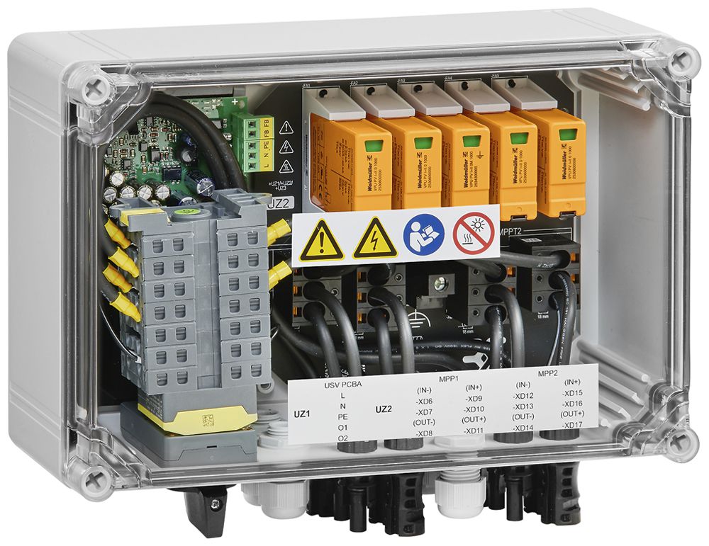 Generatoranschlusskasten WM GAK PVC DC 2I 1O 2MPP RD SPD1R EVO 11