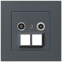 UP-Multimediadose kallysto.pro R/TV 19dB 2GHz anthrazit