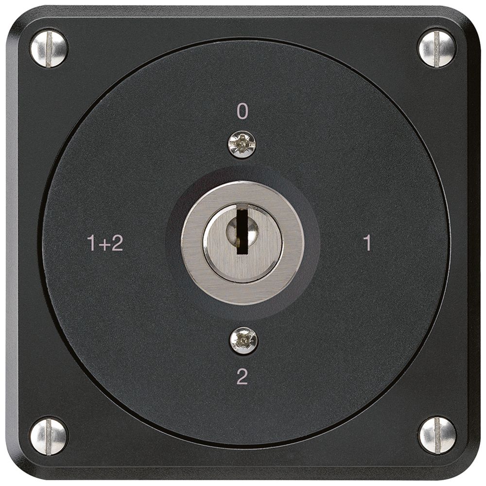 Interrupteur à clé ENC robusto sans clapet 1/1P noir