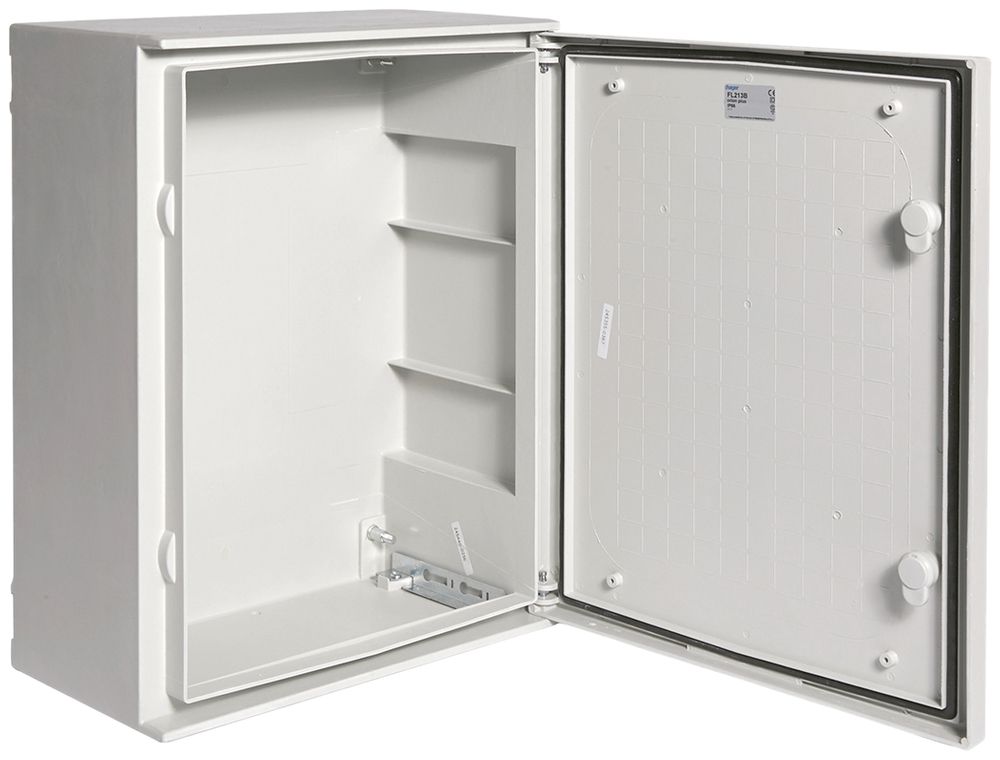 AP-Verteiler Hager Orion.Plus Polyester 400×500×200mm IP65 SKII hellgrau