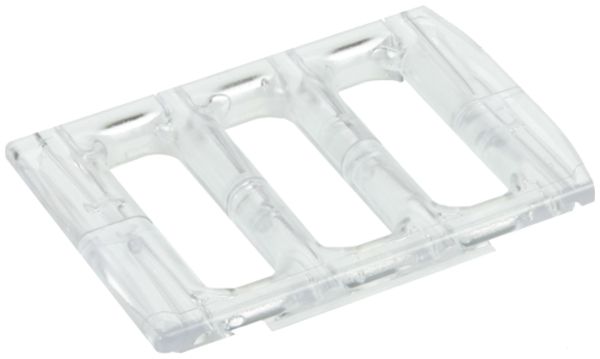 Kabeldurchführung DAK 86×60×9.5mm, schwarz