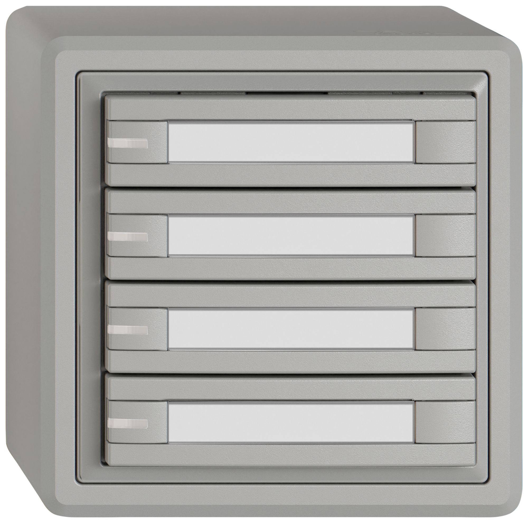 AP-Universaltaster EDIZIO.liv UNI SNAPFIX® m.LED RGB 8× 1-Tbed.Pap.hgu