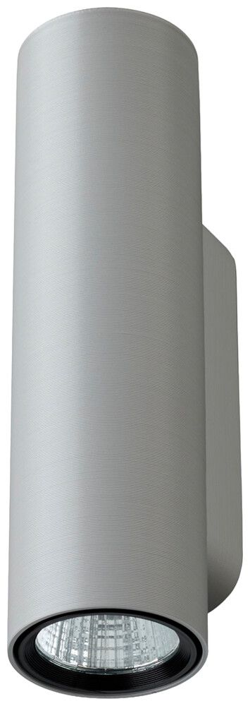 LED-Wandleuchte Philips GreenSpace 6.7W 800lm 3000K Ø65×230 grau