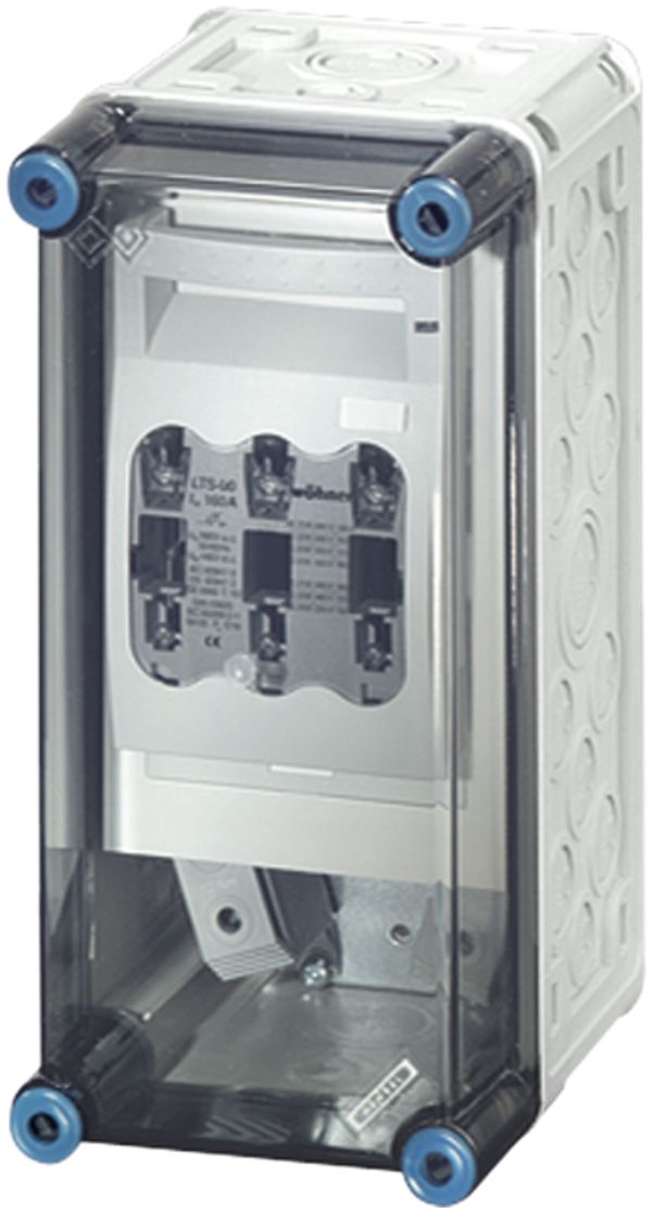 NH-Gehäuse Hensel Mi, 1×NH 00, 125A 3P+PE+N