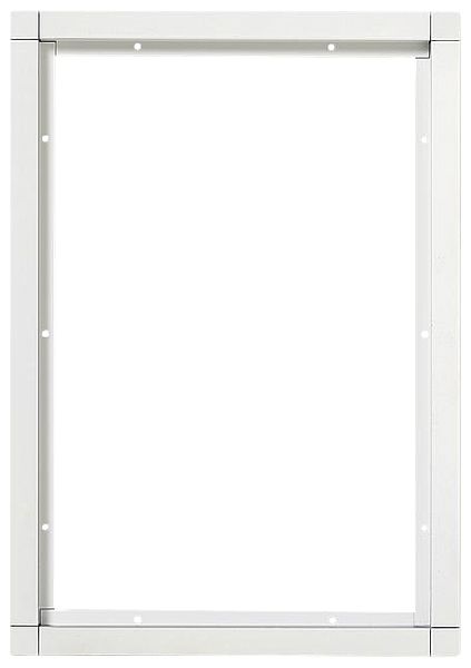 Cornice combinato Siedle, in alluminio, 331×231×15mm, bianco