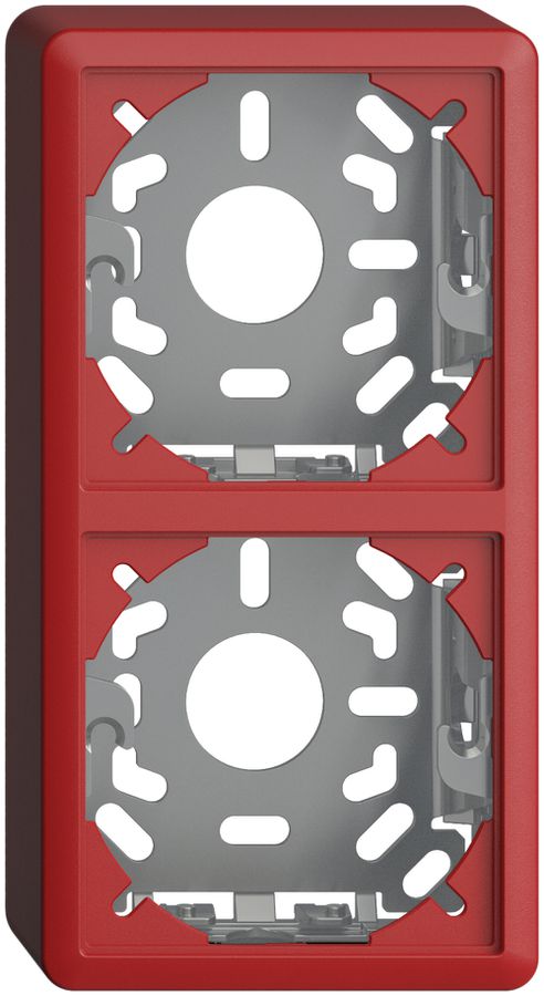 Kappe mit Grundplatte 2×39mm für Kombination FX vertikal/horizontal berry