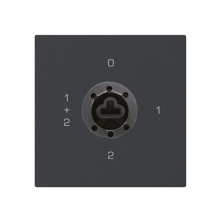 Intérieur interrupteur à clé kallysto 1/1L noir p.serrure de sûreté s.cylindre