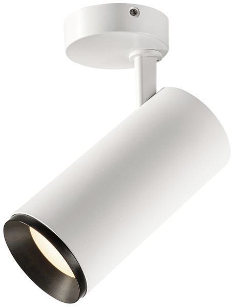 Spot LED SLV NUMINOS SPOT L PHASE 28W 2620lm 4000K 36° Ø100×213mm blanc
