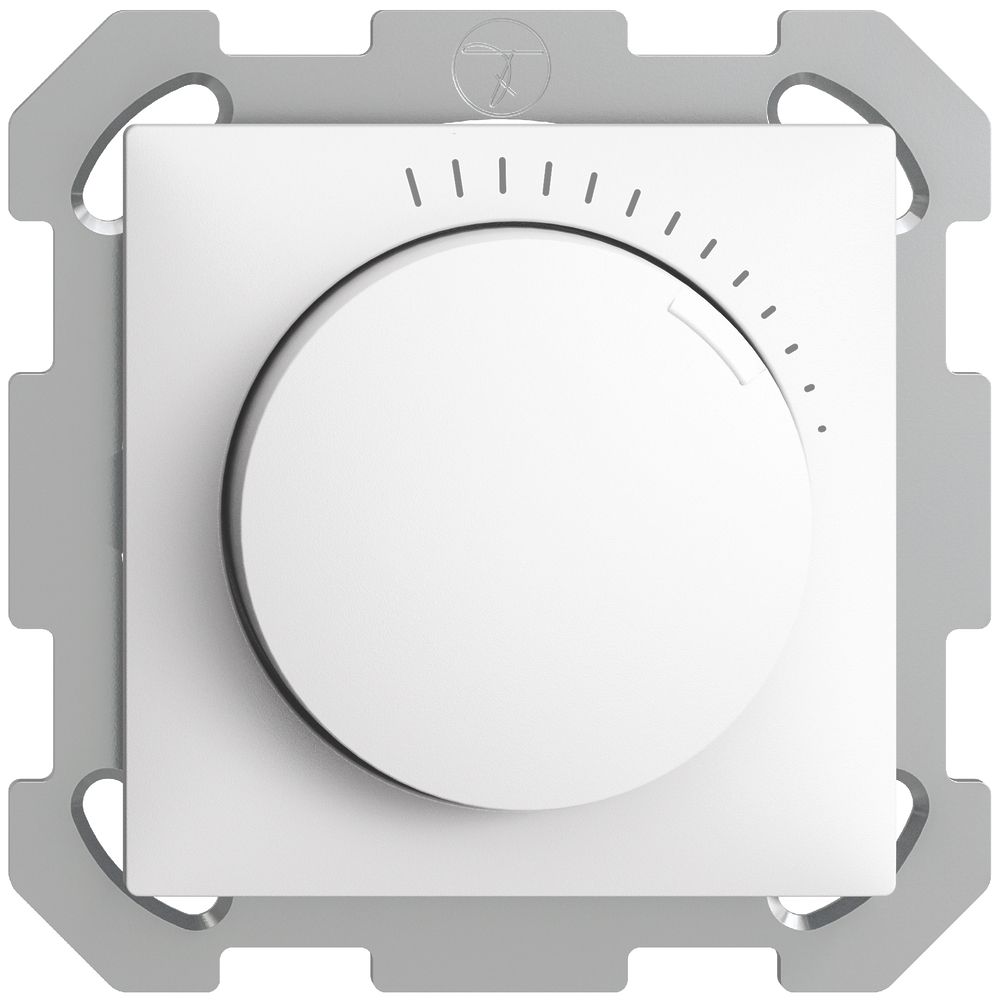 Régulateur de vitesse ENC EDUE 230VAC, 1 phase, 20…400VA, 77×77mm, blanc