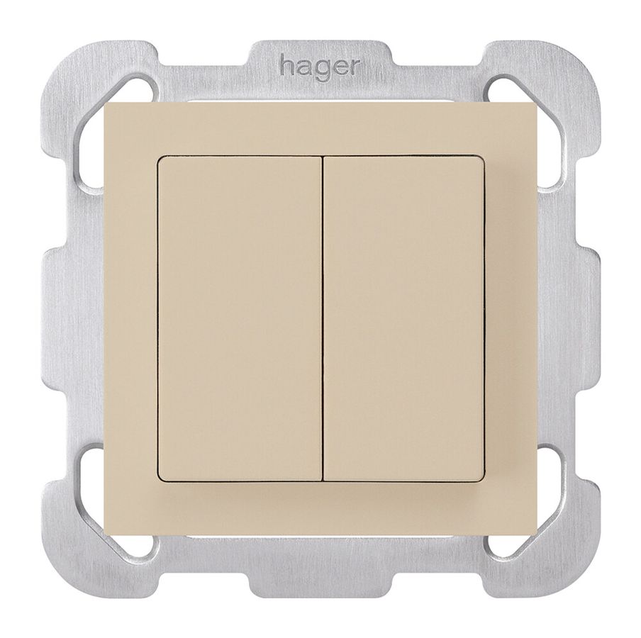 UP-Schalter kallysto 3/1P+AR/1 beige