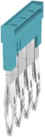 Querverbinder Weidmüller ZQV 2.5N/4 gesteckt 4L 5.1mm isoliert 24A blau