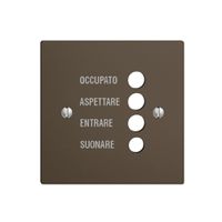 Frontplatte EDIZIOdue coffee italienisch