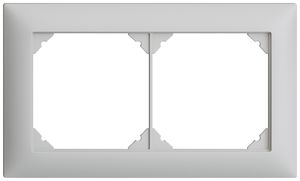UP-Kopfzeile EDIZIOdue SNAPFIX® 1×2 horizontal 148×88mm hellgrau