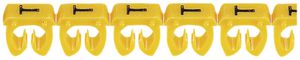 Bague-repère Legrand CAB 3, pour 0.5…1.5mm² impression: 'T', jaune