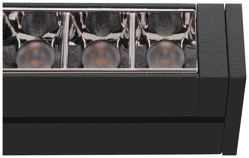 Spot LED SLV IN-LINE 24 7.3W 650lm 940 35° DALI 48V AD 240×22mm nero