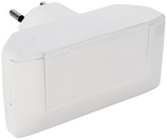 Mehrfachstecker STEKO OPPOSITE 2×T13 mit Kindersicherung weiss