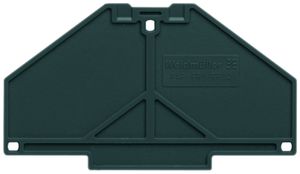Abschlussplatte Weidmüller PAP PRV/PPV4 70×3mm schwarz