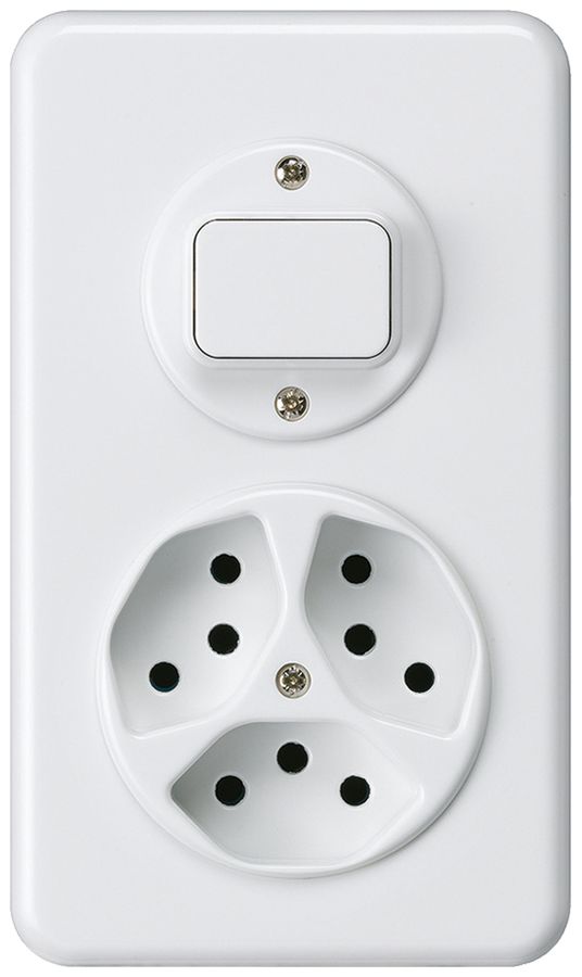 Combinaison ENC I-I 3/1L+3×type 13 blanc basico