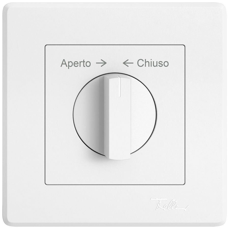 UP-Montageset EDIZIO.liv SNAPFIX® f.Schwenktaster m.Griff Aperto → ← Chiuso ws