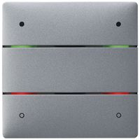UP-Tastsensor Theben LUXORliving iON4, 4-fach, mit Temperatursensor, silber