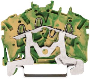 Borne de passage WAGO TOPJOB S 4mm² 3L vert/jaune