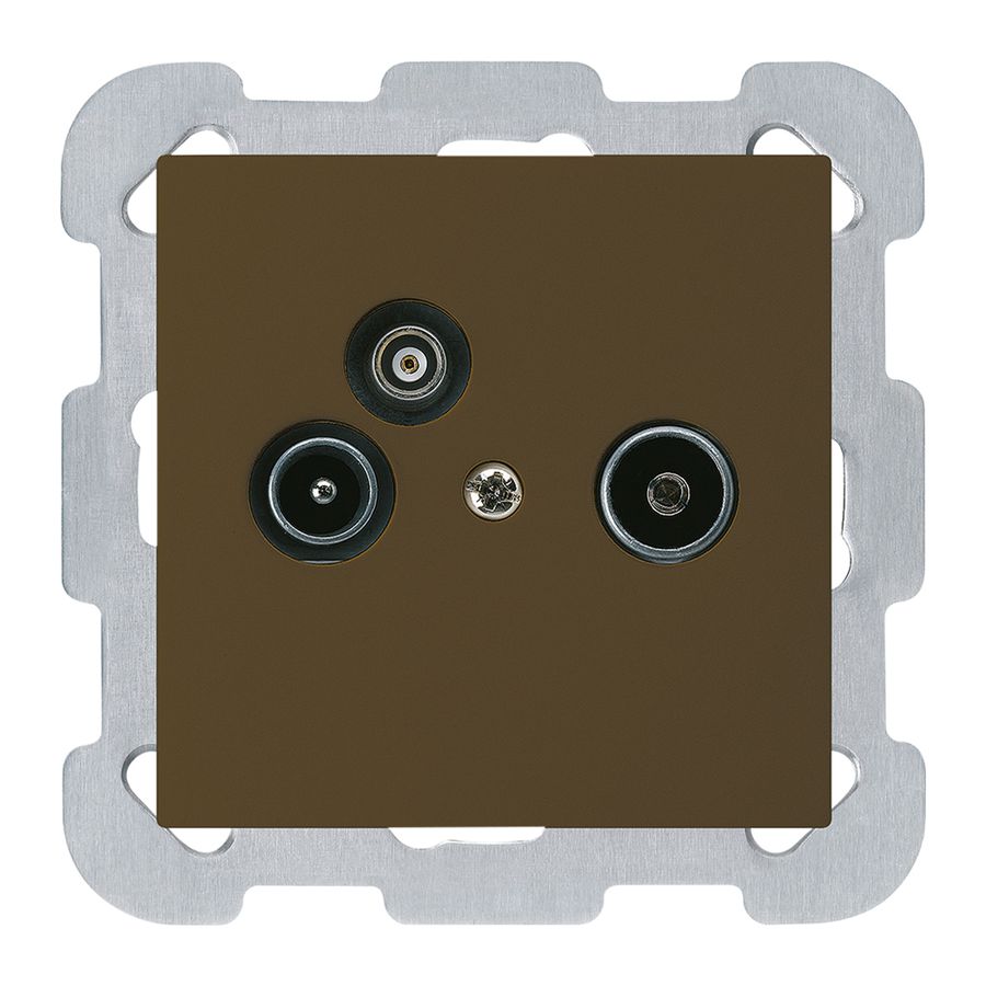 UP-Antennendose R/TV-Daten kallysto B 2GHz 19db braun
