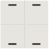 Bascule MDT TAL-60W4011.02 1t/4a p.touches tactiles blanc mat "neutre"