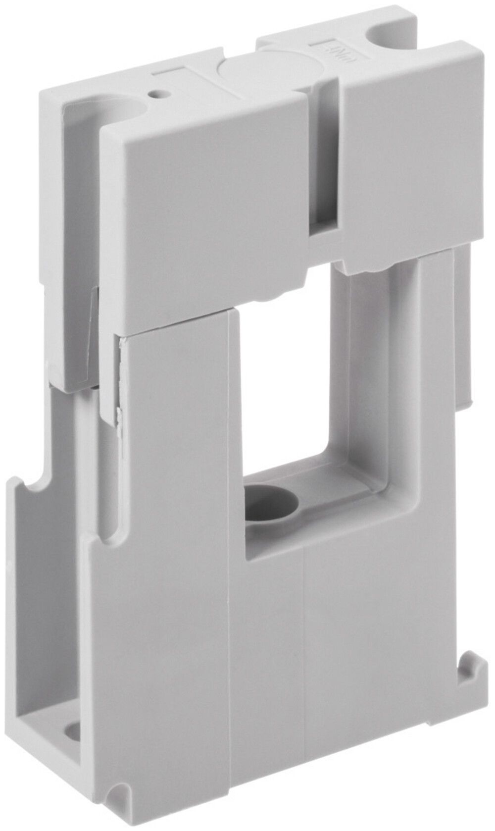 Supporto di barra collettrice 1L per profili 2×T fori per viti interno per R-TG3