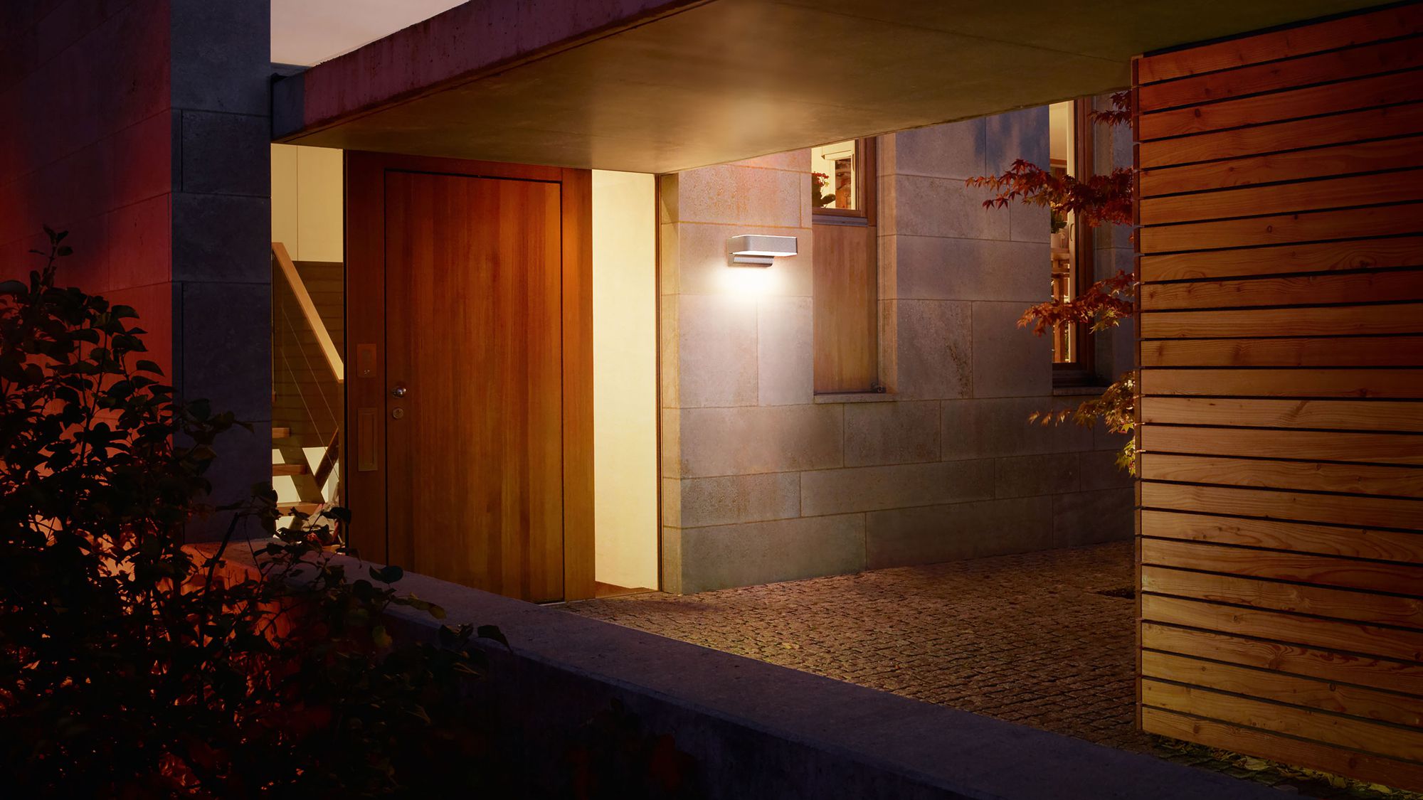 LED-Wandleuchte Steinel L 800 SC 7.5W 466lm 3000K IP44 mit Sensor Silber