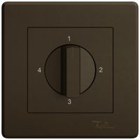 Kit di montaggio INC EDIZIO.liv SNAPFIX® p.interr.rot.manop.4-1-2-3 ma