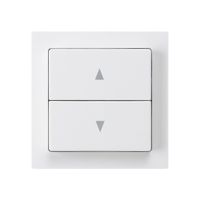 Storentaster kallysto weiss mit 2 Funktionstasten Steckklemme