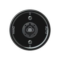 Schlüsselschalter origin Umschalter 2/1L 16A 250V 0-AUTO-0-HAND 60×60mm schwarz