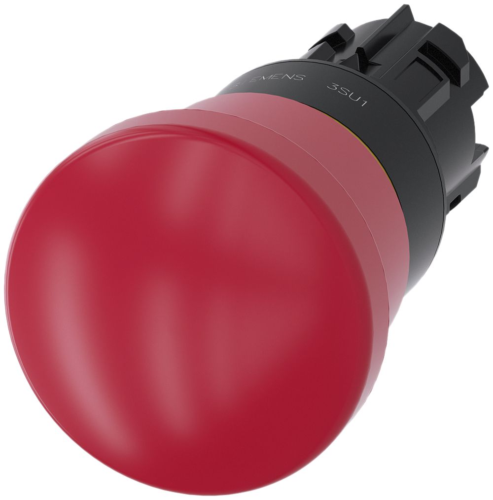 Taster Siemens SIRIUS ACT ISO Zugentriegelung Ø40mm rot Kunststoff