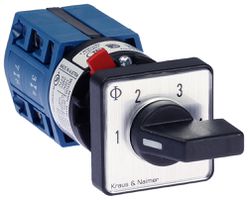 EB-Umschalter K&N CG4.A231.FS2, 10A/400V 1L 30×30mm "1-2-3-4"