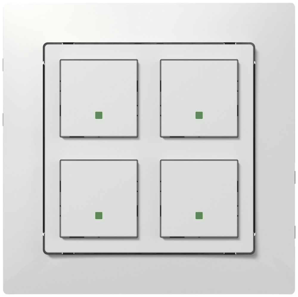 UP-Sensor/Jalousieaktor ABB SIDUS free@home 2/1 weiss glänzend