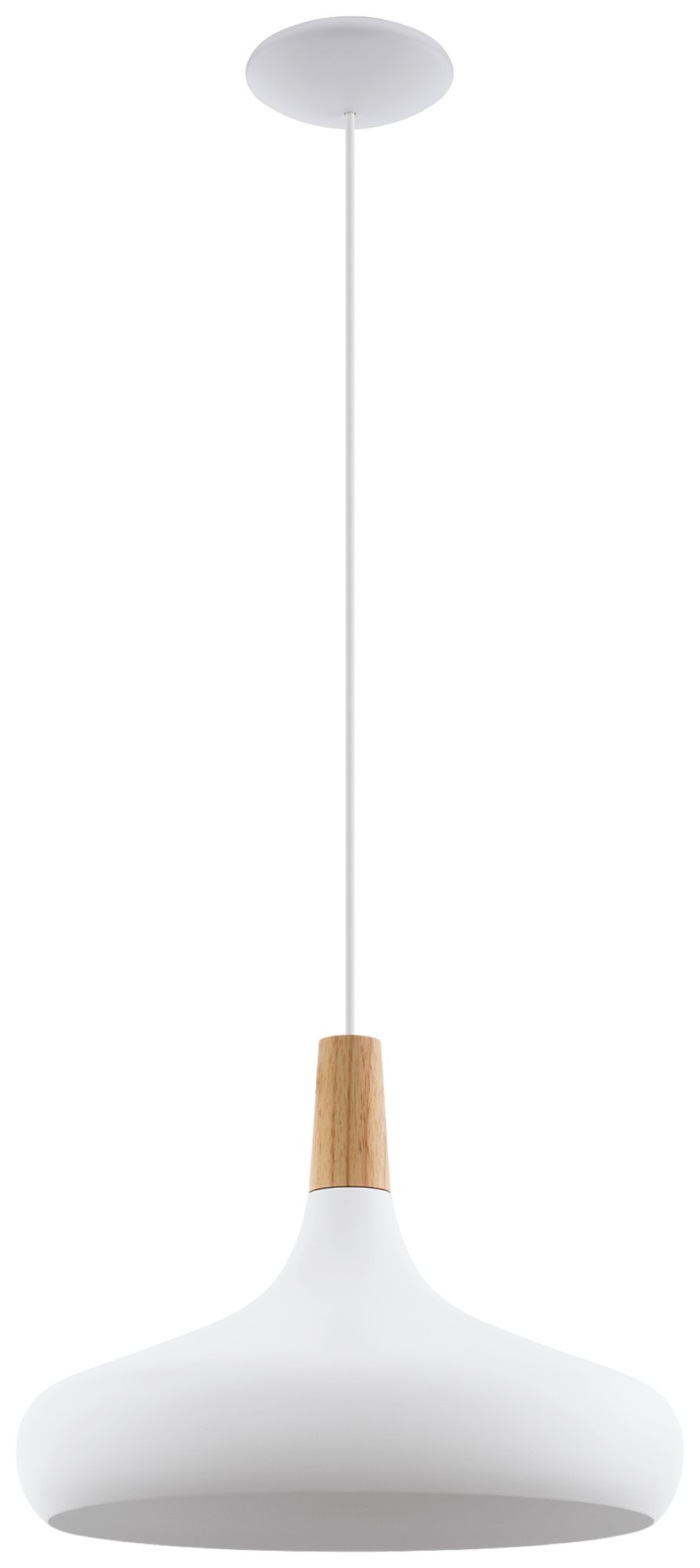 Pendelleuchte Eglo SABINAR E27 1×0…60W 400mm ws