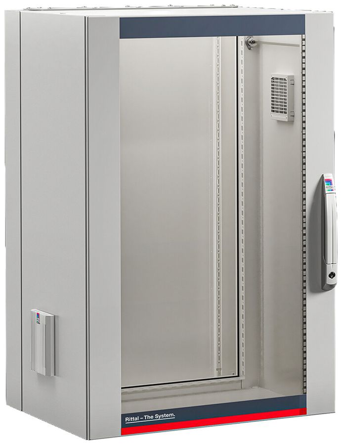 Alloggio a parete 19" Rittal AX 600×746×673mm 15UA filtro acciaio grigio IP54