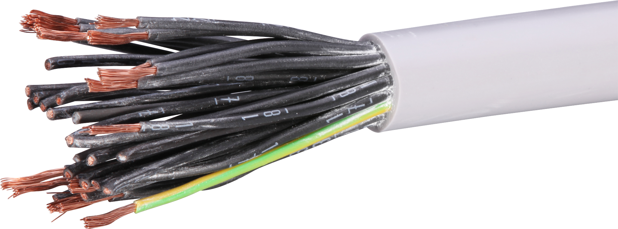 Cavo di comando LiYY 34×1.5mm² numerato grigio