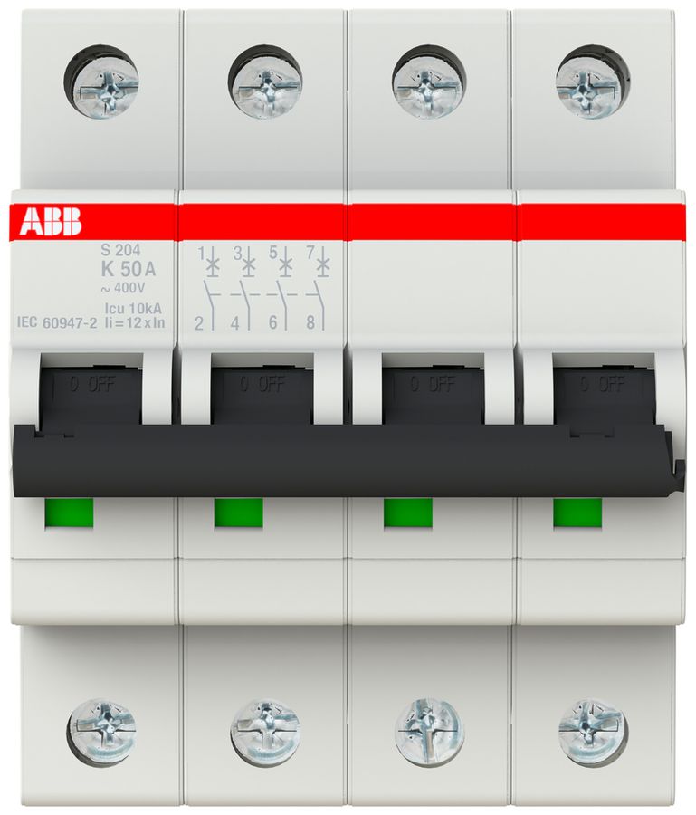 Leitungsschutzschalter ABB S204-K50 50A 6kA