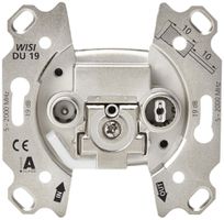 Breitbanddose 2-Loch 19dB